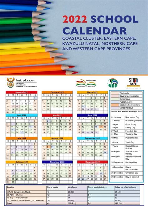 2022 School Calendar For South Africa South African News
