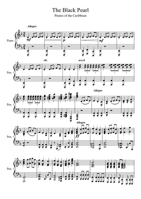 The initial composer, alan silvestri, had a falling out with the director and left the project. The Black Pearl from Pirates of the Caribbean - Free Sheet Music | Sheet music, Piano music