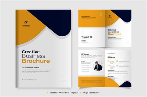 Corporate A4 Brochure Template Design Graphic By Layout Design