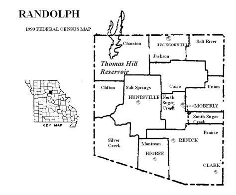 Randolph County Missouri Maps And Gazetteers