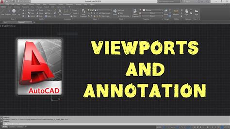 Intro To Autocad Viewports And Annotation Youtube