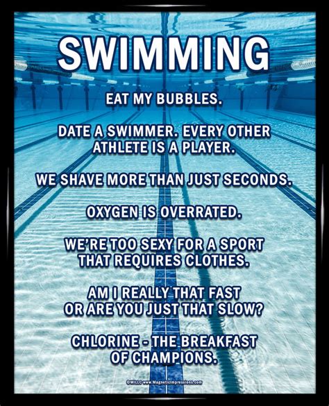 Swimming Quotes For Posters Quotesgram