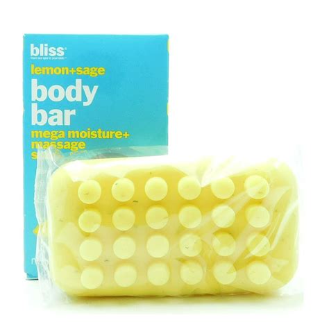 Bliss Bliss Lemon Sage Body Bar Mega Moisture Massage Soap 5 Oz