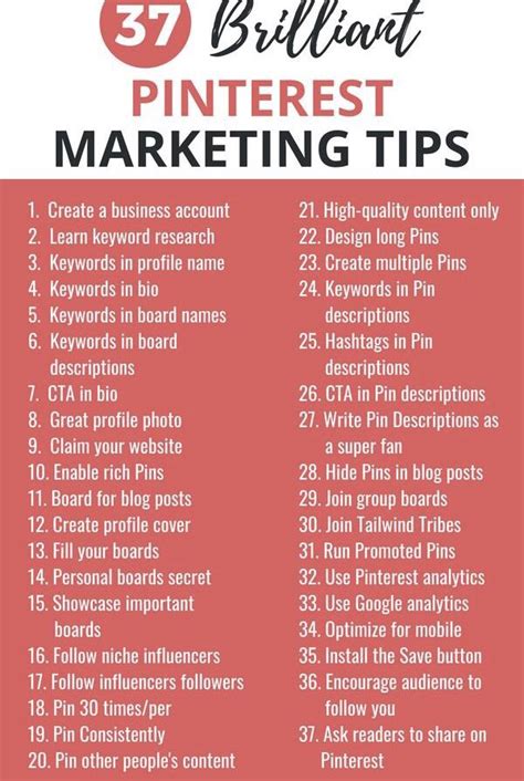 Pinterest Marketing Tips Pinterest Marketing Strategy Marketing Tips