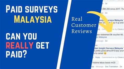 paid surveys malaysia real customer review paid surveys malaysia that actually pay 2020