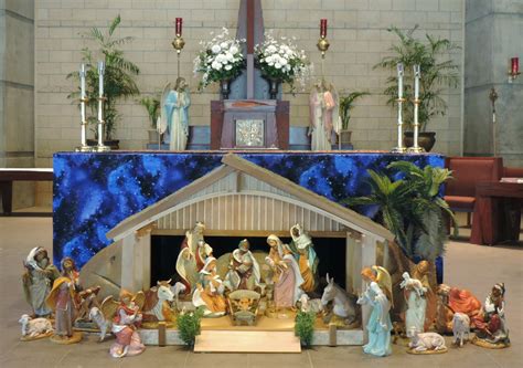 Father Julians Blog Nativity Set Up