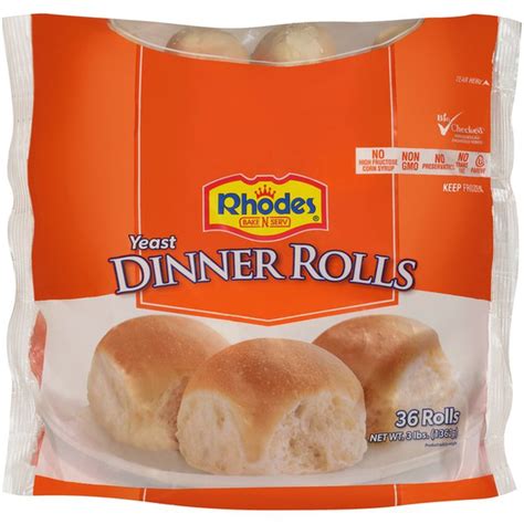 Check spelling or type a new query. Rhodes Yeast Dinner Frozen Rolls Dough (36 ct) from Food ...