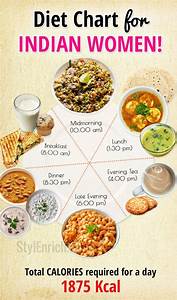 Diet Chart For Indian Women For A Healthy Lifestyle Indian Diet