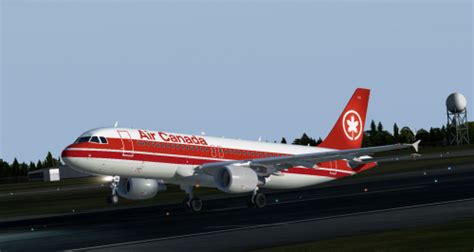 Fslabs A320 Cfm Air Canada Red Retro Stripes C Fmsx Older Non Pbr