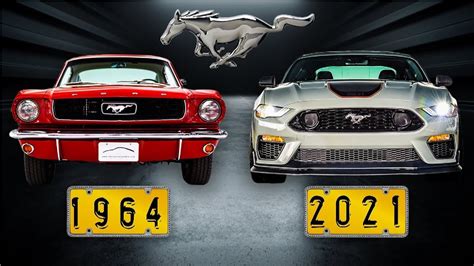 Ford Mustang Evolution 1964 2021 Youtube