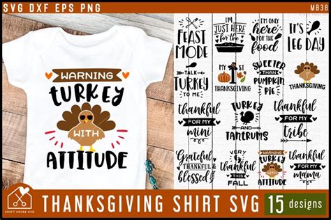 Thanksgiving Shirt Designs Svg Bundle Free Design Of The Week