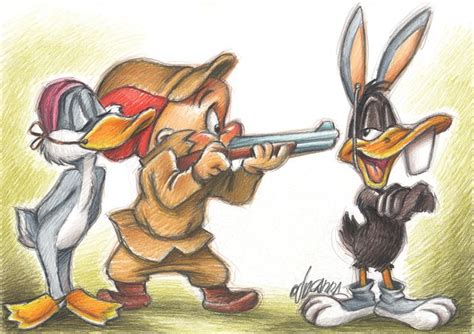 Looney Tunes Bugs Bunny Daffy Duck And Elmer Fudd Who Catawiki