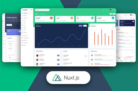 Nuxt Argon Dashboard Pro Made With Vue Js