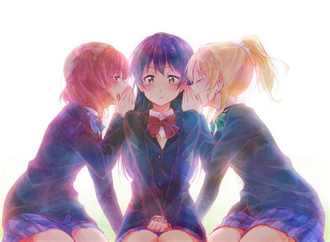 Wallpaper Anime Girls Love Live School Uniform Nishikino Maki