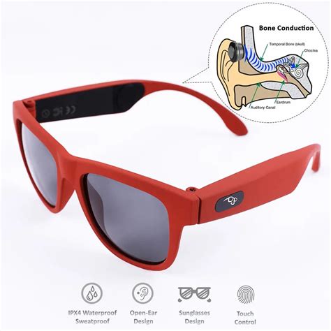 Bone Conduction Bluetooth Smart Sport Sunglasses Wireless Stereo Music Hd Sound Sunglasses