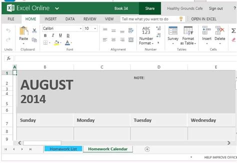 Vorlage 12 Kalender Vorlagen Excel