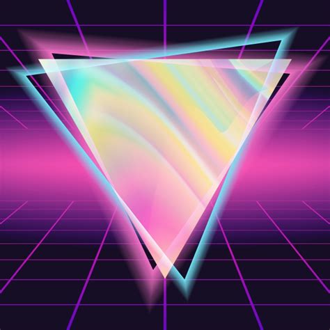 80s Background Vector 80s Vintage Style Design Colorful Cosmic Cover