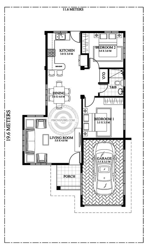 pia confidently beautiful  bedroom house plan pinoy eplans