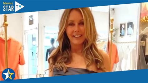 Carol Vorderman Gives First Glimpse At Pride Of Britain Dress Showing Off Her Trim Waist Youtube