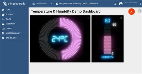 Temperature Upload Over Mqtt Using Nodemcu And Dht11 Sensor Thingsboard