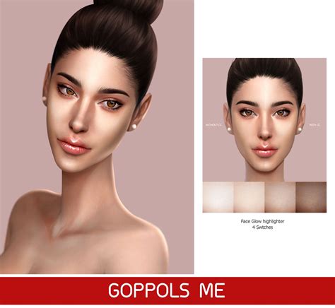 Goppols Me Gpme Face Glow Highlighter Download Hq Mod The Sims 4