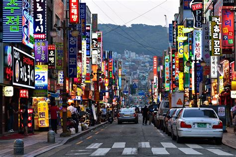 Busy Street In Busan South Korea 1024x683 Rcityporn