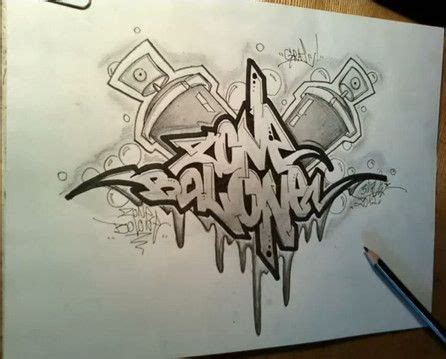 Browse pictures by artist, by city, by crew, by type of art, by support, or even by style. How to Draw Graffiti Sketch Letters 'ZONE BALONE ...