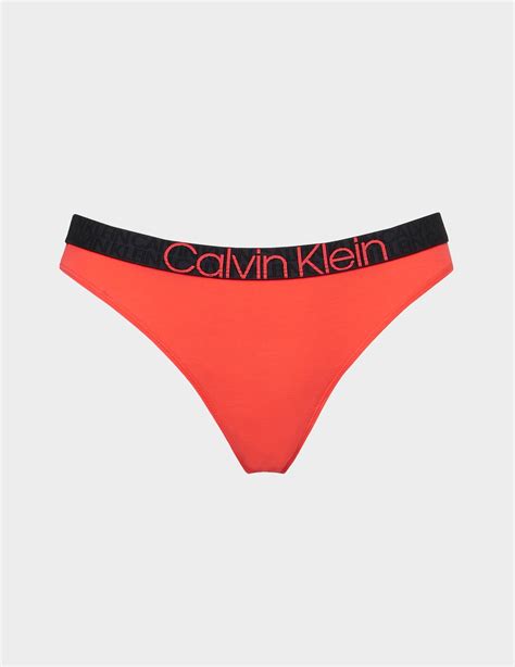 Orange Calvin Klein Underwear Bikini Tessuti
