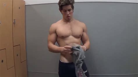 Brandon Larracuente Flexing Biceps