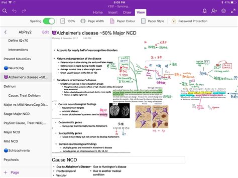 Note Taking With Onenote As A Psychology Student Curtiss Digital
