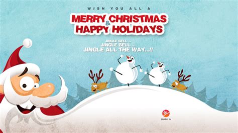 Merry Christmas Happy Holidays Wallpapers Hd Wallpapers Id 11974