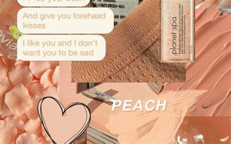 Peach Collage Wallpapers Wallpaper Cave