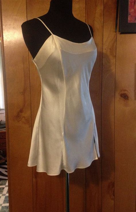 Victorias Secret Ivory Silk Etsy Victoria Secret Night Gown Fashion