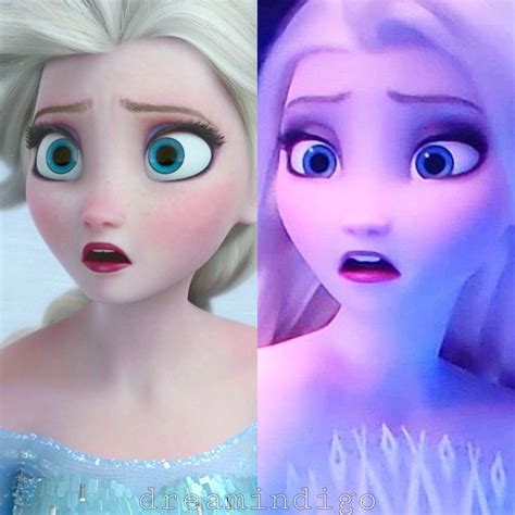 Elsa Shocked Face Frozen 1vs2 In 2020 Elsa Mund