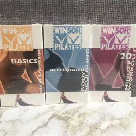 Windsor Pilates Total Body Sculpting Vhs Tapes Brand New Sealed Set Of