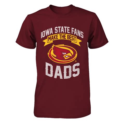 Iowa State Fans Make The Best Dads Next Level Unisex Fitted Tee