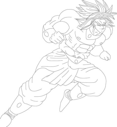 Super Saiyan Broly Coloring Page Anime Coloring Pages Images And Photos Finder