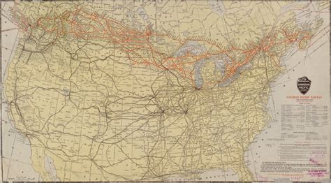 1912 Map Of Canadian Pacific Railway Railroad Map Of Canada Vintage
