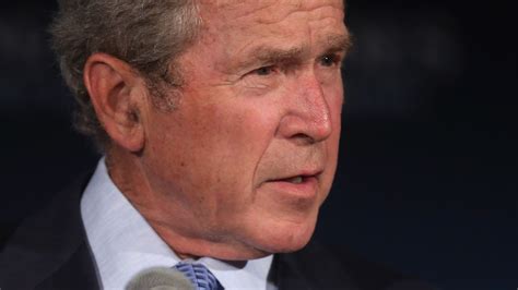 George W Bush Warns Of Dangers Of Isolationism In Impassioned Speech