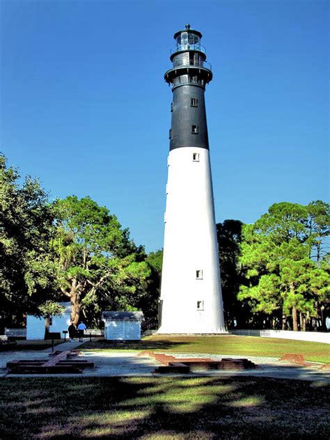 Hunting Island Lighthouse 2 South Carolina Photograph By John Trommer