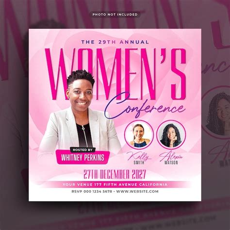 Premium Psd Women Conference Flyer Social Media Post And Instagram