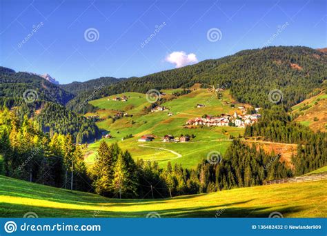 View On Italian Dolomites Alps Stock Photo Image Of Dolomiti