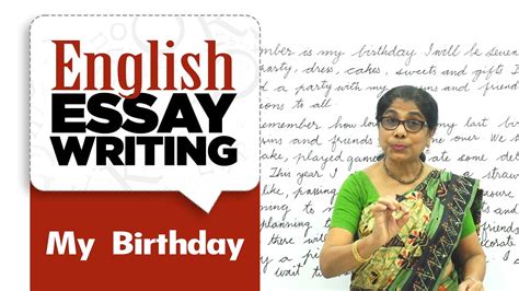 My Birthday Essay In English English Lessons For Beginners English