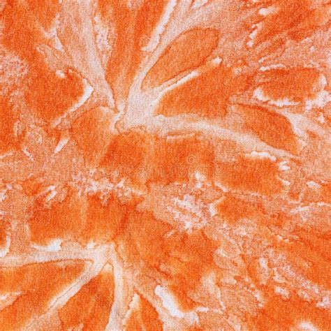 Handcrafted Tie Dye Orange Abstract Pattern Stock Image Image Of Dyed