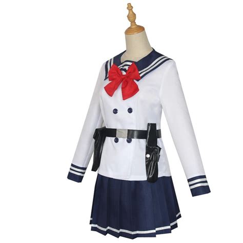 Tenkuu Shinpan High Rise Invasion Honjou Yuri Dress Cosplay Costume Ha