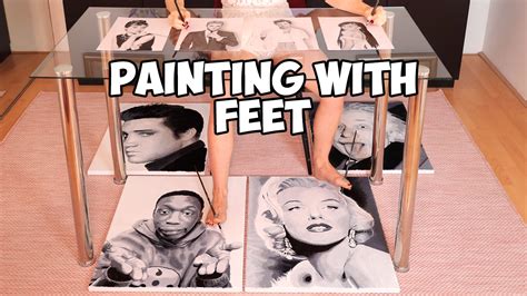 Painting With Feet Process International Ambidextrous Quadridextrous