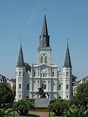 New Orleans, LA : Jackson Square Cathedral in the French Quarter photo ...