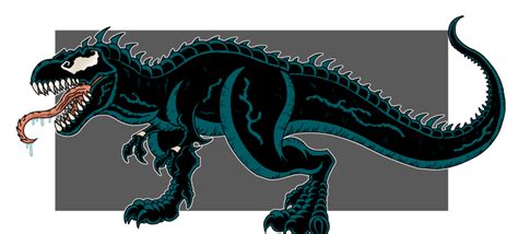 Venomsaurus Rex By Mcslackerton On Deviantart Rex Spiderman Comic
