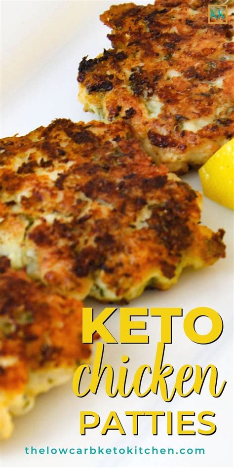 Fantastic Cheesy Keto Chicken Patties Sugar And Gluten Free Recipe