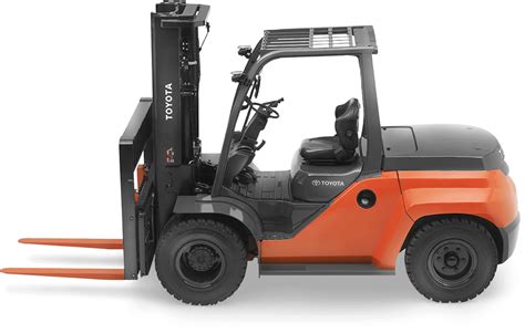 Large Ic Pneumatic Forklift All Terrain Outdoor Forklift Toyota